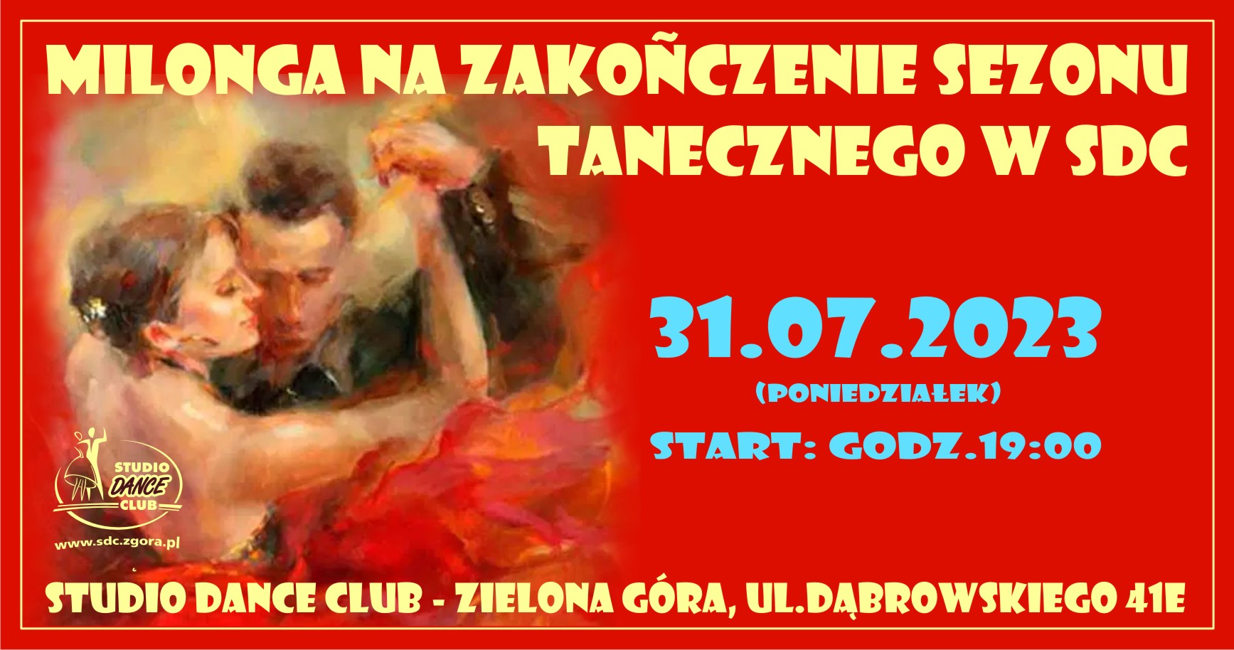 Milonga na zakończenie sezonu w SDC